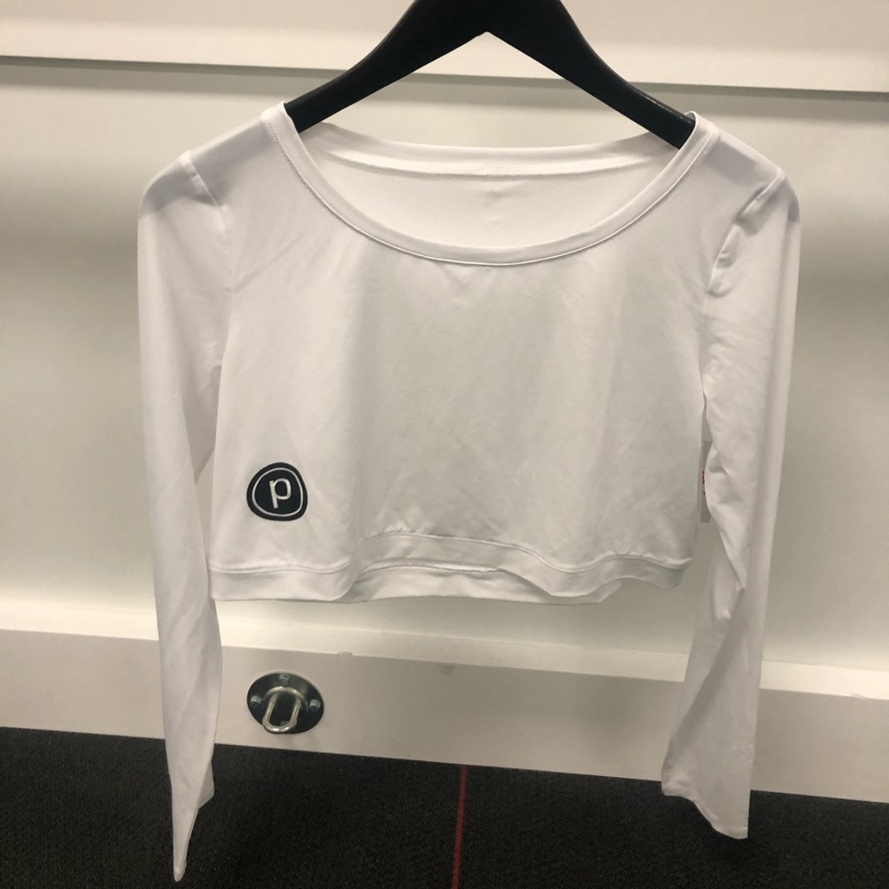 Pure Barre Long Sleeve Crop Top